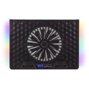 Tracer Cooler pentru laptop de 40 cm (17,3") 800RPM, Negru