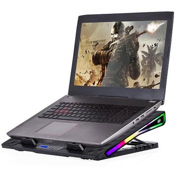Tracer Cooler pentru laptop de 40 cm (17,3") 800RPM, Negru