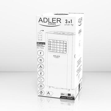 Instalatie de aer conditionat Adler AD7924, 5000 BTU/h, 220 m3/h, Alb