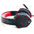 Casti REAL-EL GDX-8000 VIBRATION SURROUND 7.1 BACKLIT in-ear gaming headphones with built-in microphone, black and red