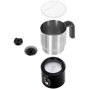 Adler CAMRY CR 4498 automatic milk frother black, silver