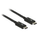 DeLOCK 84847 USB cable 2 m USB 3.2 Gen 2 (3.1 Gen 2) USB C Black