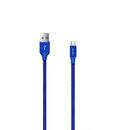 USB CABLE MICRO 3A NAFUMI BLUE 3000mAh QUICK CHARGER QC 3.0 NFM-A3000 - LENGTH 2 METERS