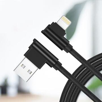 CHOETECH CABLE USB-A - LIGHTNING 1.2M BLACK IP007