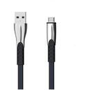 SENBONO USB TYP-C CABLE 2.4A BLUE FLAT 2400mAh QUICK CHARGER QC 3.0 1M POWERLINE SMS-BW02 - METAL PLUGS
