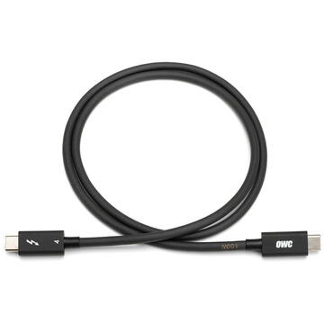 OWC OWCCBLTB4C0.7M USB cable 0,7m USB 3.2 Gen 2 (3.1 Gen 2) USB C Black