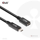 Club 3D CLUB3D CAC-1529 USB Gen1 Type-C Extension Cable 5Gbps 60W(20V/3A) 4K60Hz M/F 2m