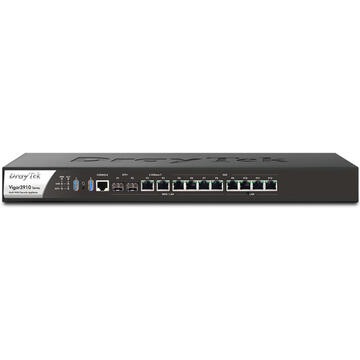Router wireless Dray Tek Draytek VIGOR 3910 Managed L2/L3 10G Ethernet (100/1000/10000) Black, Silver
