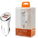 CELLERS SOMOSTEL CAR CHARGER 2.1A WHITE 2XUSB