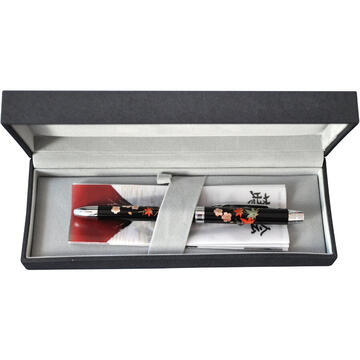 Pix multifunctional de lux PENAC Maki-E - Aki & Haru, in cutie cadou, corp negru