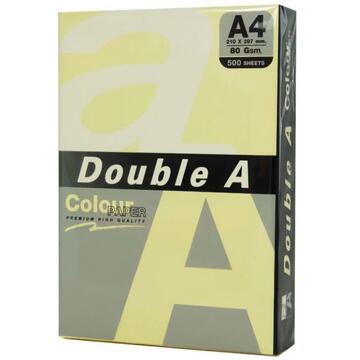 DOUBLE-A Hartie color pentru copiator A4, 80g/mp, 500coli/top, Double A - pastel cheese