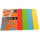 DOUBLE-A Hartie color pentru copiator A4, 80g/mp, 500coli/top, Double A - 5 culori intense asortate