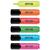 Textmarker varf lat 2-5mm, Office Products - 6 culori/set