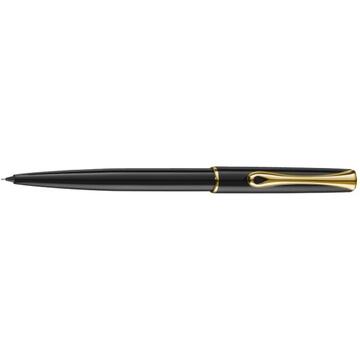 Creion mecanic 0.5mm Diplomat Traveller - black lacquer gold