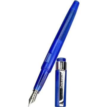 Stilou Diplomat Magnum demo, cu penita F, din otel inoxidabil - blue