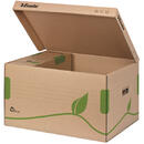 Container arhivare si transport ESSELTE Eco, cu capac, carton, natur