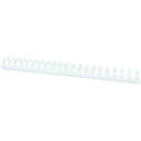 Accesorii birotica Inele plastic 28 mm, max 270 coli, 50buc/cut Office Products - alb