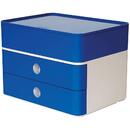 Accesorii birotica Suport cu 2 sertare + cutie ustensile HAN Allison Smart Box Plus - albastru royal