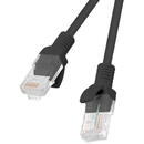 Lanberg PCU5-10CC-0025-BK networking cable 0.25 m Cat5e U/UTP (UTP) Black