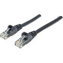 Intellinet Network Patch Cable, Cat6, 2m, Black, CCA, U/UTP, PVC, RJ45, Gold Plated Contacts, Snagless, Booted, Lifetime Warranty, Polybag