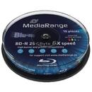 MediaRange BD-R 6x CB 25GB MediaR Pr. 10 pieces