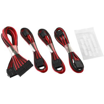 CableMod Basic ModFlex Ext. Kit black/red - Dual 6+2 Pin Series