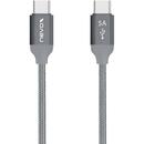 Nevox data and charging cable USB-C 2.0 > USB-C 2.0 (grey, 2 meters)