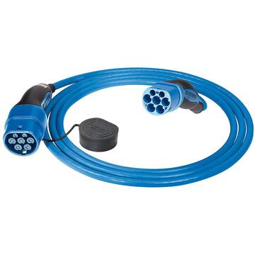 Mennekes charging cable Mode 3, type 2, 20A, 3PH (blue/black, 4 meters)