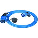 Mennekes charging cable Mode 3, type 2, 32A, 3PH (blue/black, 7.5 meters)