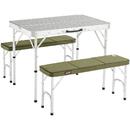 Coleman Pack-Away Table for 4 205584, camping set (aluminium/green)