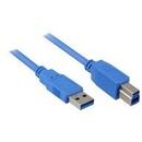 Sharkoon Cable USB 3.0 A-B black 2m