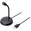 Microfon AUDIO-TECHNICA Audio Technica ATGM1-USB table microphone black - USB gaming desktop microphone