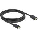 DeLOCK High Speed HDMI cable 48 Gbps 8K 60Hz (black, 2.5 meters)
