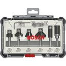 Bosch Powertools Bosch cutter set 6 pcs Trim & Edging 1/4 " - 2607017470 shank