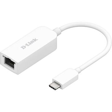 Placa de retea D-Link DUB-E250 USB-C adapter