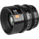 Obiectiv foto DSLR Obiectiv manual Viltrox 56mm T1.5 Cine Super35 pentru Sony E-mount