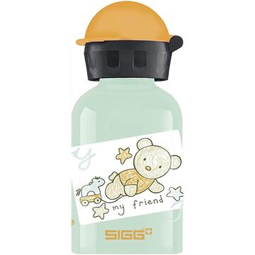 Sigg Small Water Bottle Bear Friend 0.3 L  Blue