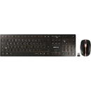 Tastatura Cherry DW 9000 SLIM Desktop Set - US Layout 	Standard, Negru/Cupru