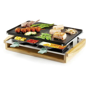 Domo Raclette Bamboo (DO9246G) 8 people