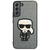 Husa Karl Lagerfeld Husa Saffiano Ikonik Karl`s Patch Samsung Galaxy S22 Plus Argintiu
