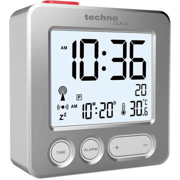 Ceasuri decorative Techno Line Technoline WT 265 alarm clock Digital alarm clock Silver