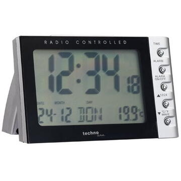Ceasuri decorative Techno Line Technoline WT 188 alarm clock Digital table clock Black, Silver