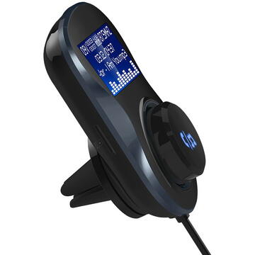 Modulator FM PNI Valentine F800 Bluetooth, MP3 player, transmitator FM, slot micro SD, dual USB, QC3.0