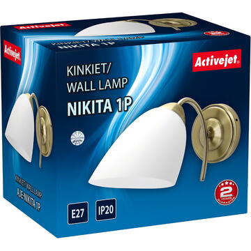 Activejet spot lamp NIKITA 1P E27 1x60W Patine