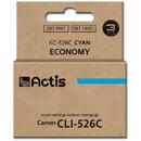 Actis KC-526C ink for Canon printer; Canon CLI-526C replacement; Standard; 10 ml; cyan