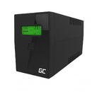 UPS Green Cell 600VA 360W Line Interactive AVR LCD Reglaj Automat al Tensiunii cu ecran tactil
