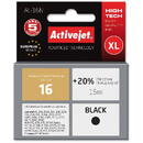 Activejet AL-16N ink for Lexmark printer; Lexmark 16 10N0016 replacement; Supreme; 15 ml; black