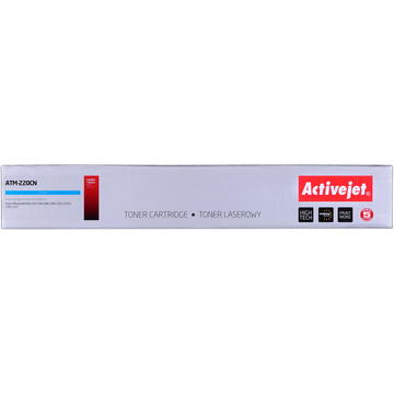 Activejet ATM-220CN toner cartridge for Konica Minolta printers, replacement Konica Minolta TN220C/221C; Supreme; 25000 pages; blue