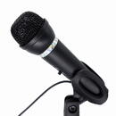 Microfon Gembird MIC-D-04 Condenser microphone with desk-stand, black