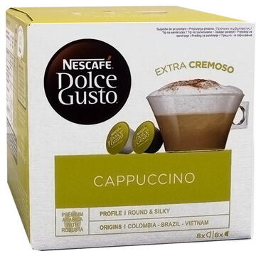 Nescafe Capsule Dolce Gusto Cappuccino, 16 capsule, 186.4g